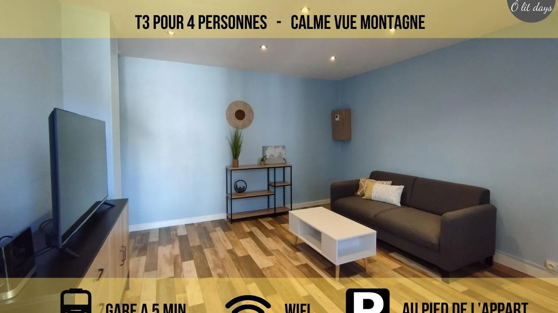 Le Chevran - Appart 2 Chambres - Proche Gare Cluses
